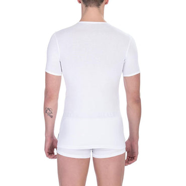 Bikkembergs White Cotton T-Shirt