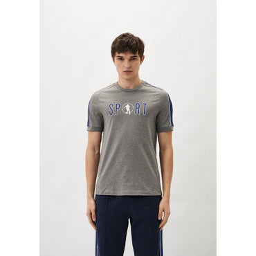 Bikkembergs Gray Cotton T-Shirt