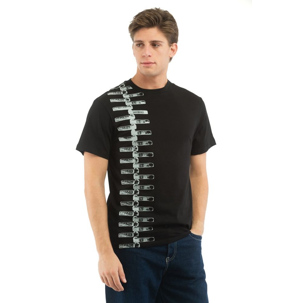 Bikkembergs Black Cotton T-Shirt
