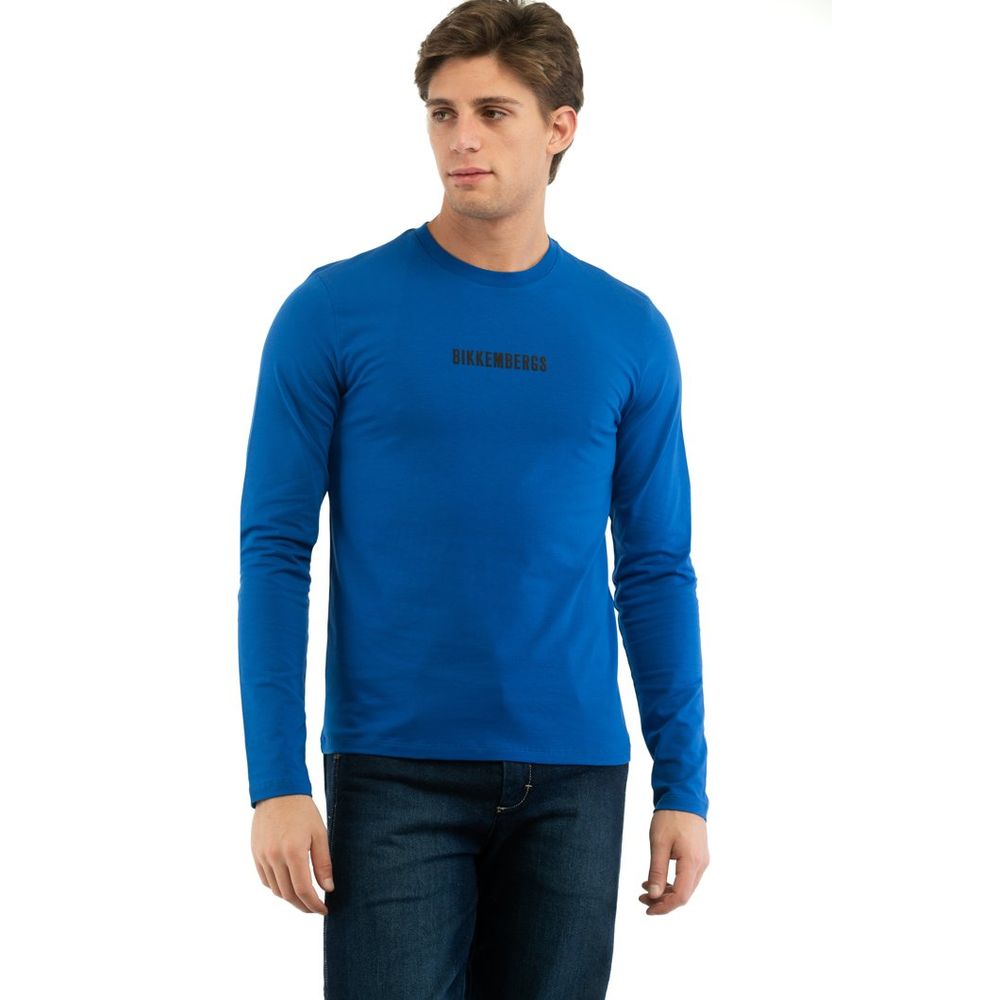 Bikkembergs Blue Cotton Sportswear