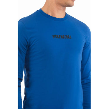 Bikkembergs Blue Cotton Sportswear