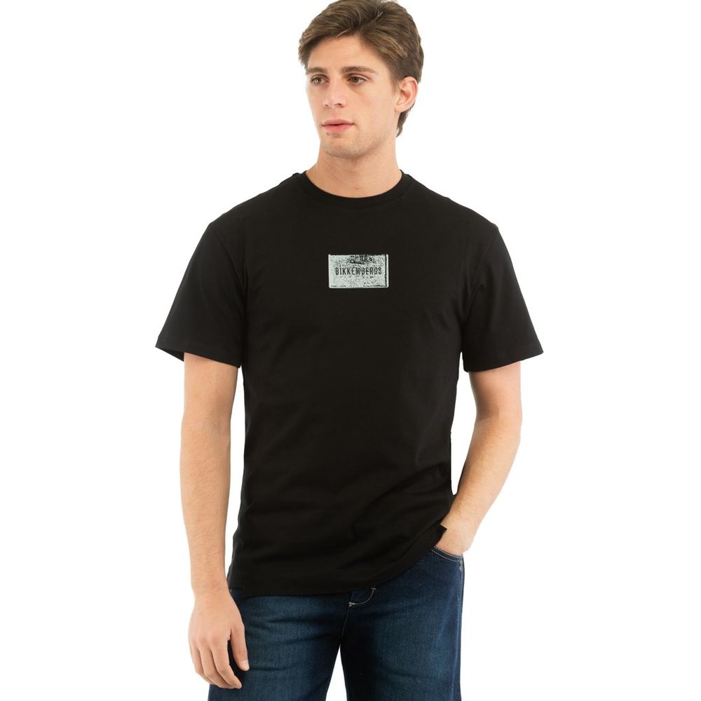 Bikkembergs Black Cotton T-Shirt