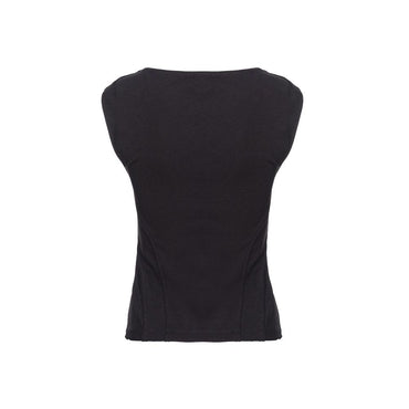 PINKO Black Nylon T-Shirt