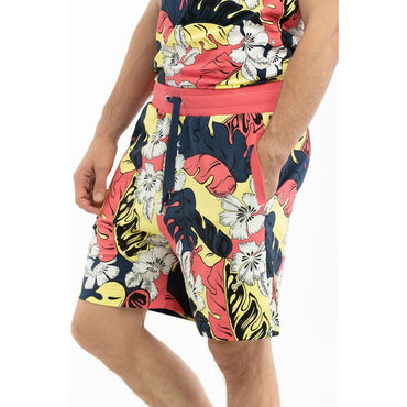Moschino Multicolor Cotton Swim Shorts
