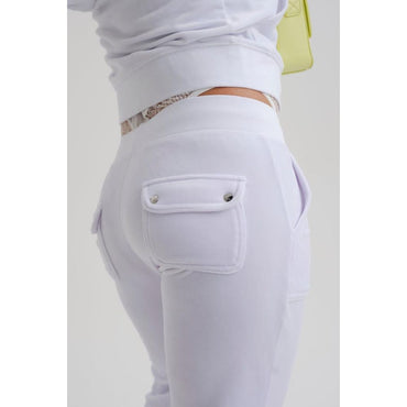 Juicy Couture White Polyester Casual Pants