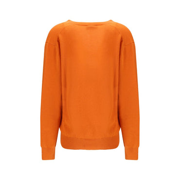 Fendi Orange Cashmere Sweatshirt