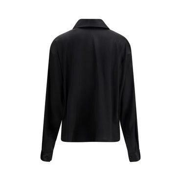 Tom Ford Black Silk Polo Shirt