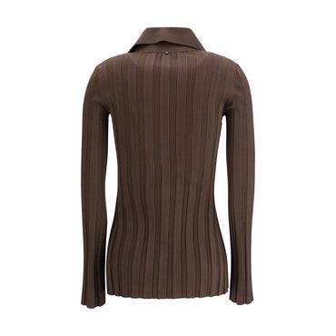 Max Mara Brown Viscose Cardigan
