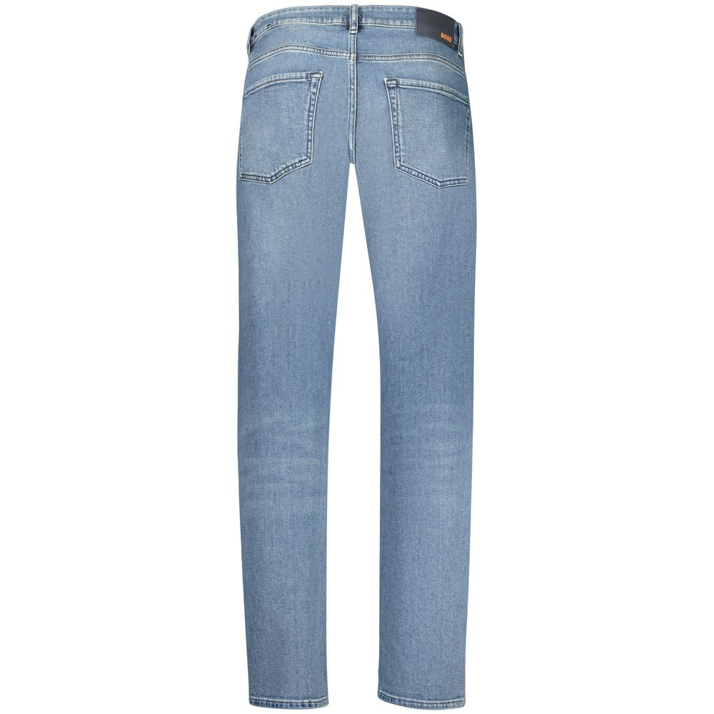 Hugo Boss Blue Cotton Men's Jean