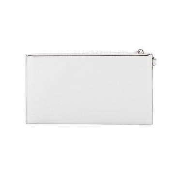 Michael Kors White Leather Clutch Bag