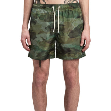 Palm Angels Bicolor Polyester Swim Shorts