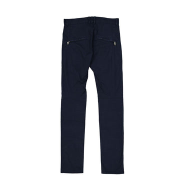 Balmain Blue Cotton Casual Pants