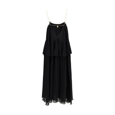 Chloé Black Silk Casual Dress