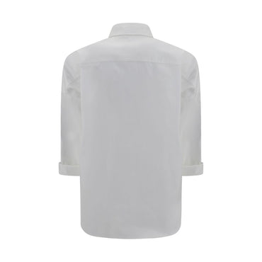 Brunello Cucinelli White Cotton Dress Shirt