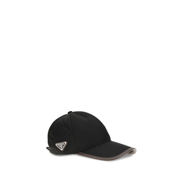Prada Black Recycled Polyamide Cap (Baseball Hat)