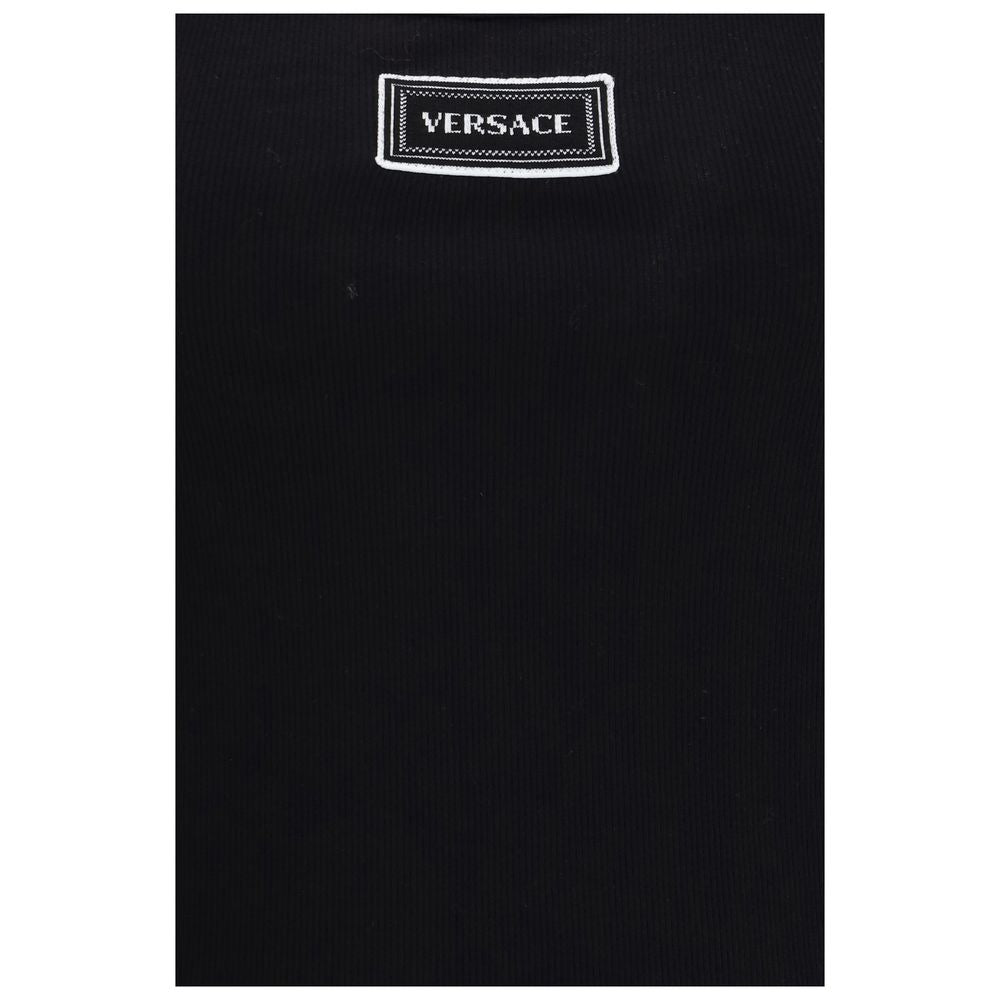 Versace Black Cotton Top