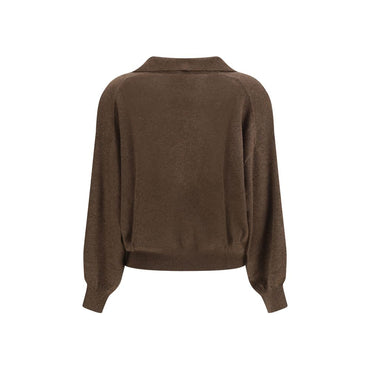 Lisa Yang Brown Cashmere Sweatshirt