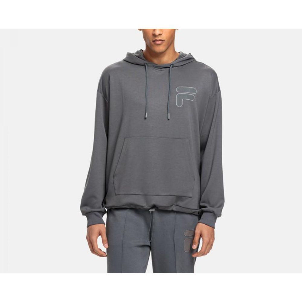 Fila Gray Viscose Sweatshirt
