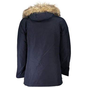 Woolrich Blu Cotton Men Jacket