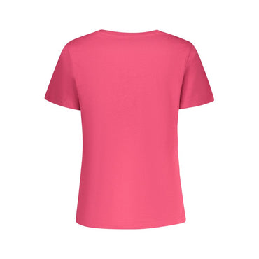 Pepe Jeans Rosa Cotton Women T-Shirt