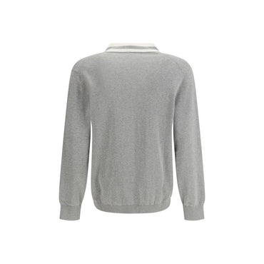 Brunello Cucinelli Gray Cotton Cardigan