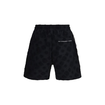 Casablanca Black Cotton Bermuda Shorts