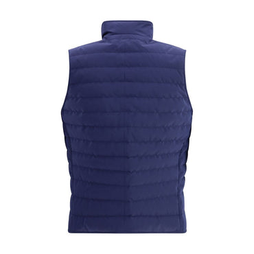 Brunello Cucinelli Blue Polyester Sleveless Jacket