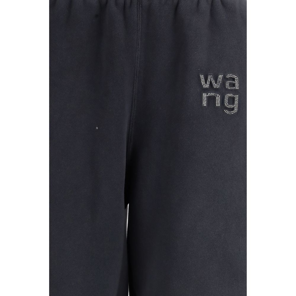 Alexander Wang Black Cotton Joggers (Workout Pants)