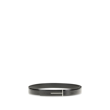 Tom Ford Black Goatskin Regular Belt