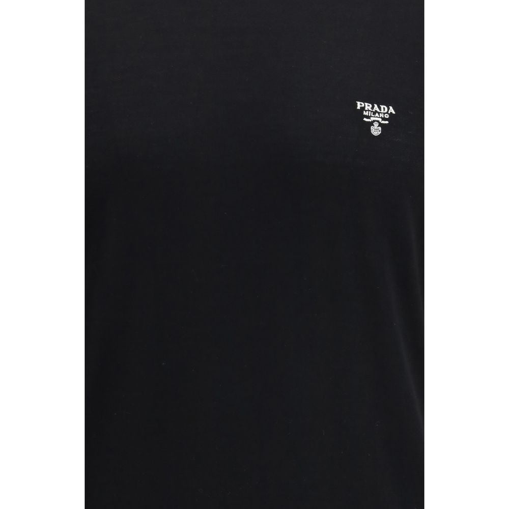 Prada Black Fleece Wool T-Shirt