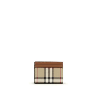 Burberry Beige Calf Leather Bos Taurus Wallet