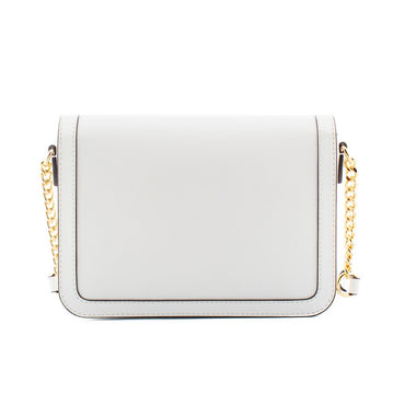 Michael Kors White Canvas Shoulder Bag
