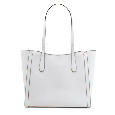 Michael Kors White Canvas Tote Bag