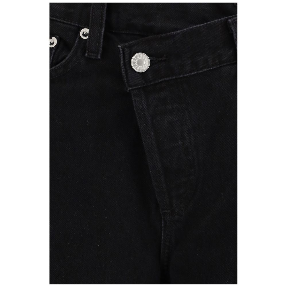 Agolde Black Cotton Jeans Denim