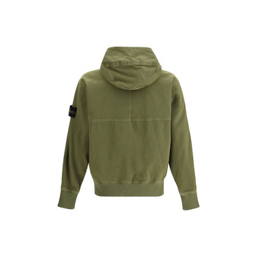Stone Island Bicolor Cotton Sweatshirt