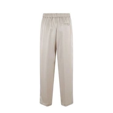 Herno Beige Acetate Casual Pants