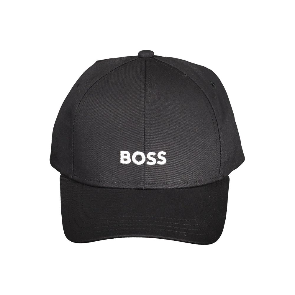Hugo Boss Black Cotton Men's Visor Hat