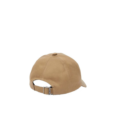 Saint Laurent Beige Cotton Cap (Baseball Hat)