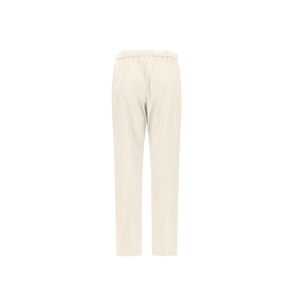 Herno White Polyester Casual Pants