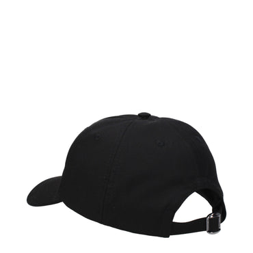 Valentino Garavani Black Cotton Cap (Baseball Hat)
