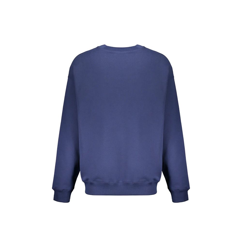 Off-White Blue Cotton Sweatshirt