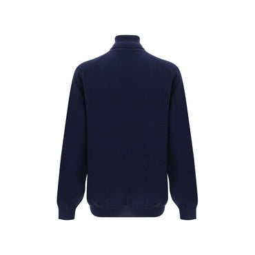 Brunello Cucinelli Blue Cashmere Cashmere Sweater