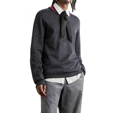 Maison Margiela Gray Wool Sweatshirt