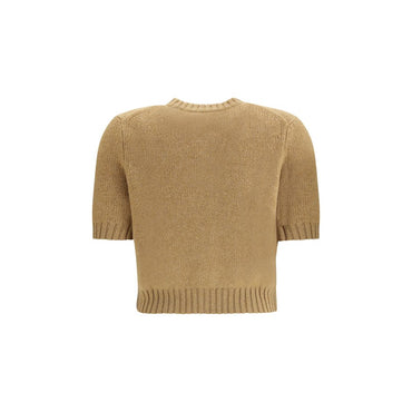 Khaite Beige Cashmere Cardigan