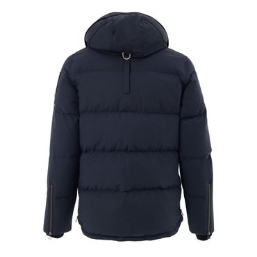 Moose Knuckles Blue Nylon Coat