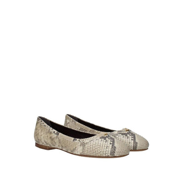 ChloΓ© Beige Goatskin Ballet Flats