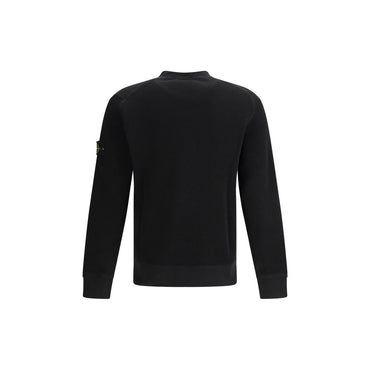 Stone Island Black Cotton Sweatshirt