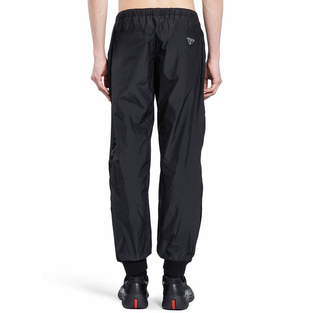 Prada Black Nylon Joggers (Workout Pants)