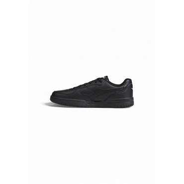 Diadora Black Artificial Leather Low Top Sneakers
