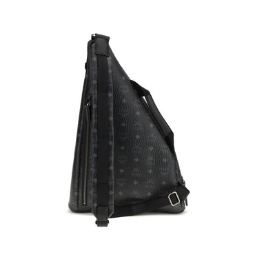 MCM Black Fabric Shoulder Bag